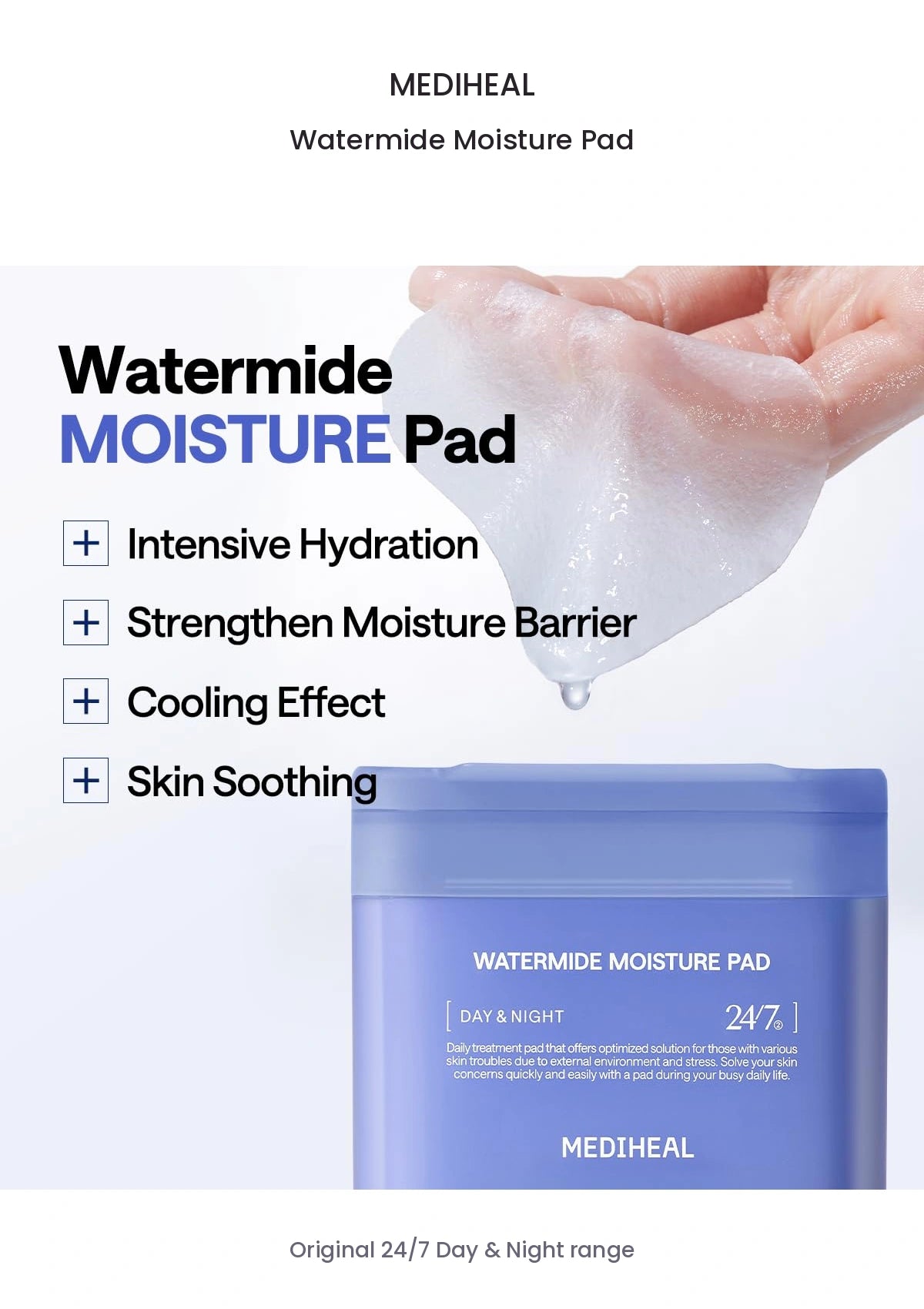 MEDIHEAL Watermide Moisture Pad original identity information